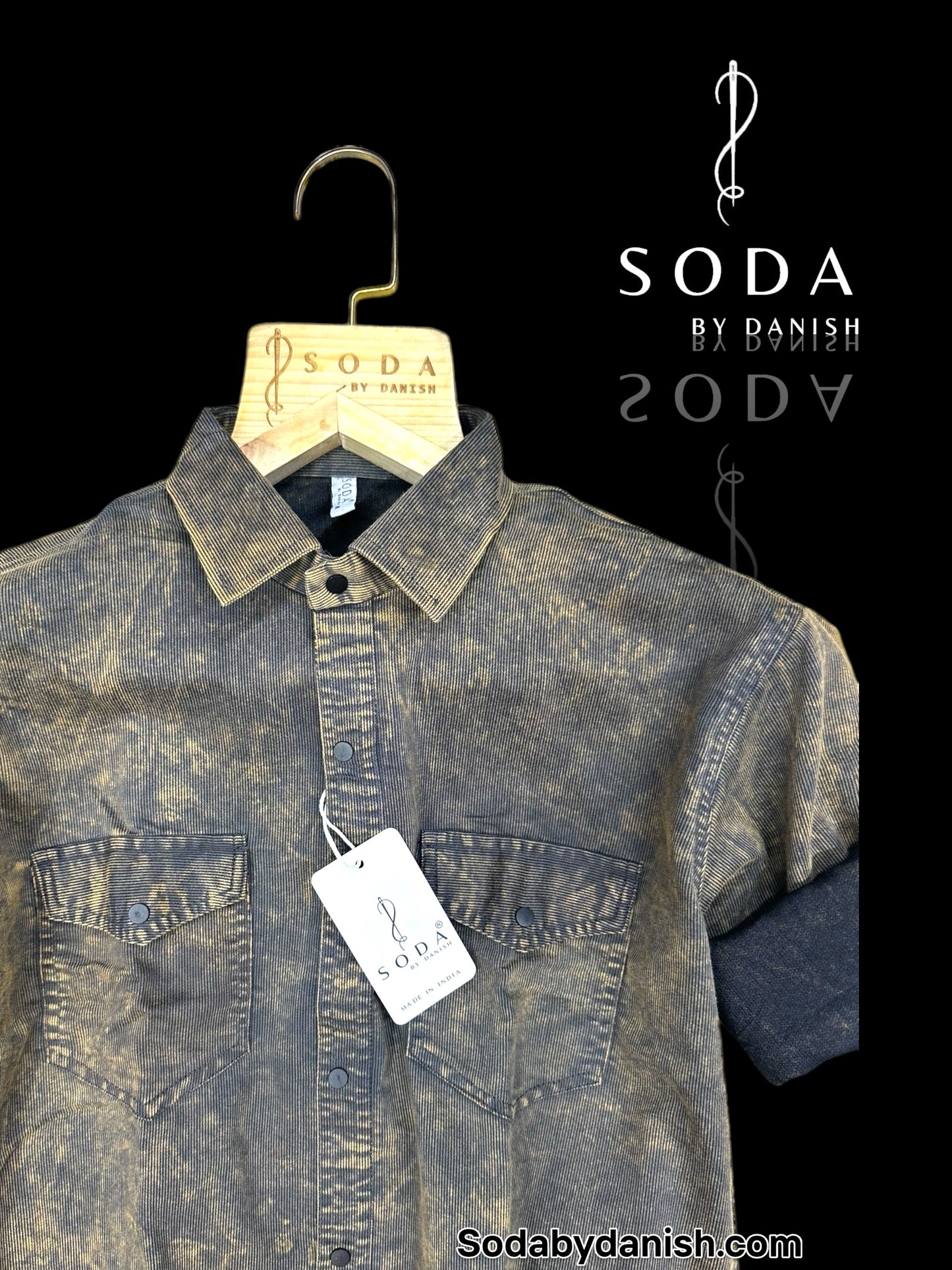 SODA MENS DOUBLE POCKET LYCRA SHIRT